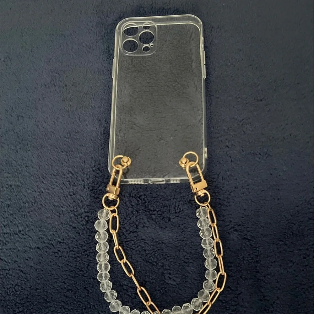 iPhone 12 Pro Chain & Beaded Handle Case
